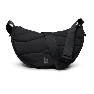 WAVY PUFFER MOON BAG SMALL