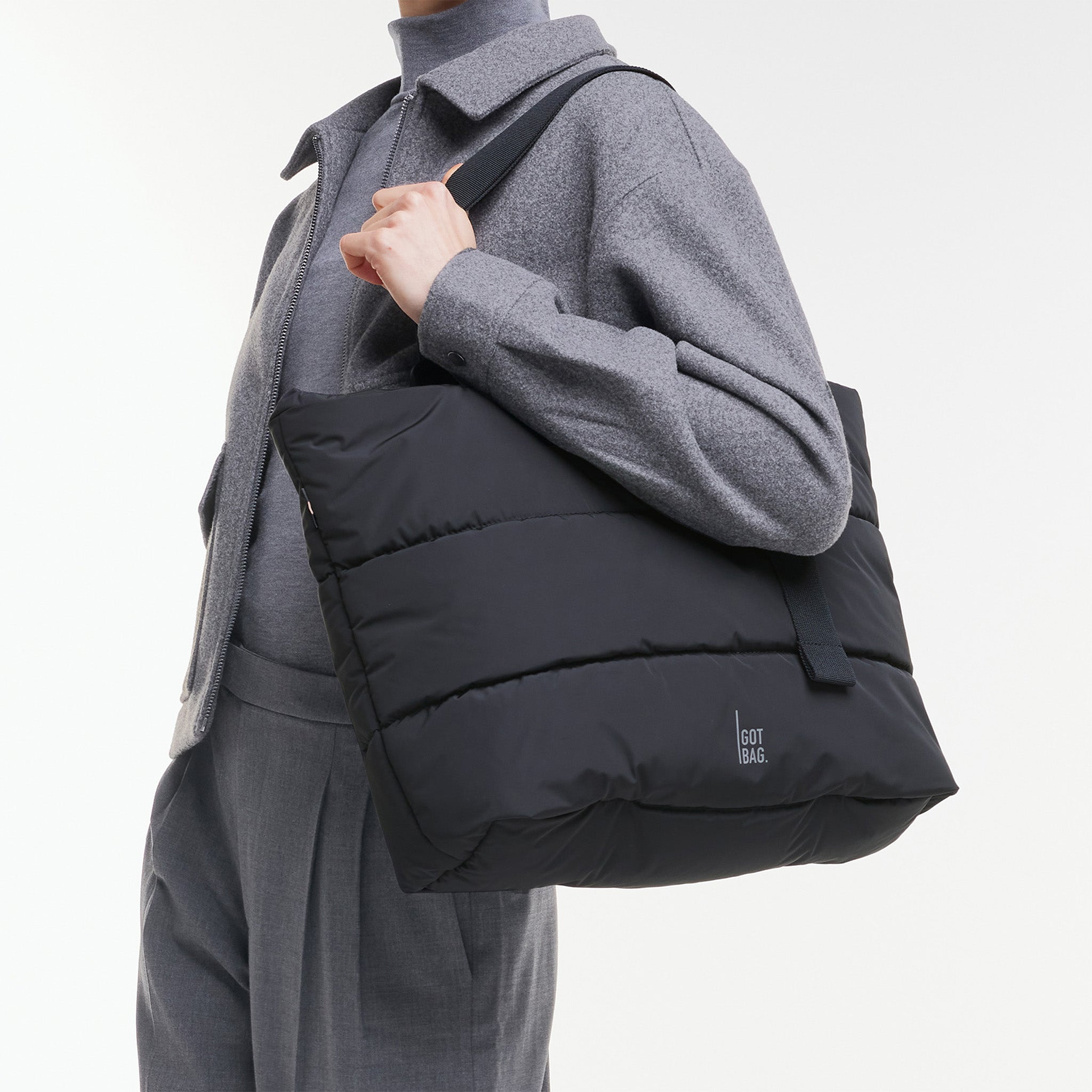 PUFFER TOTE BAG