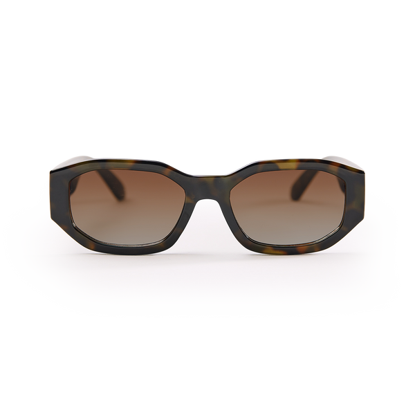 RE SHADES NO.07 RE:SHADE in tortoise, studio shot, front view.