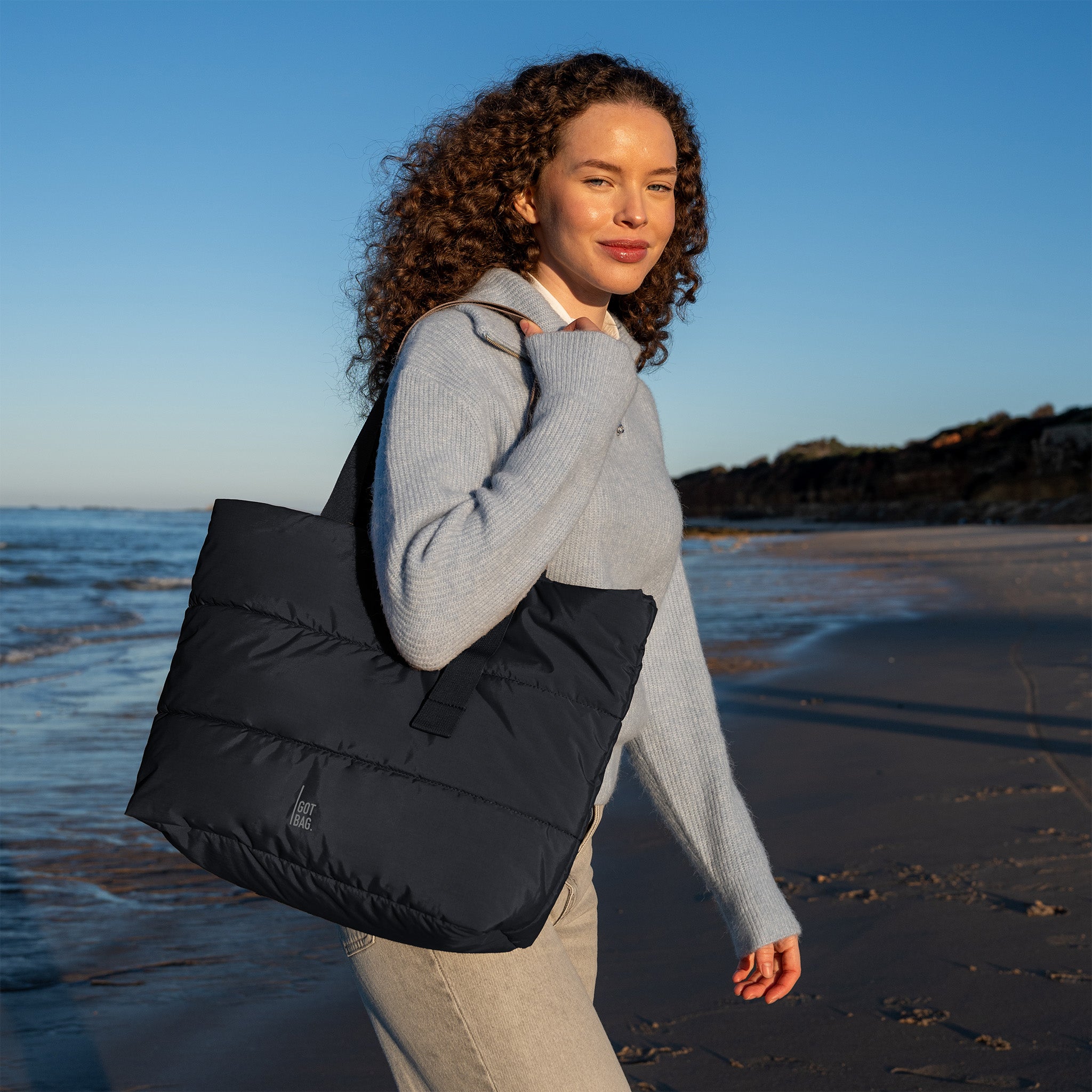 PUFFER TOTE BAG