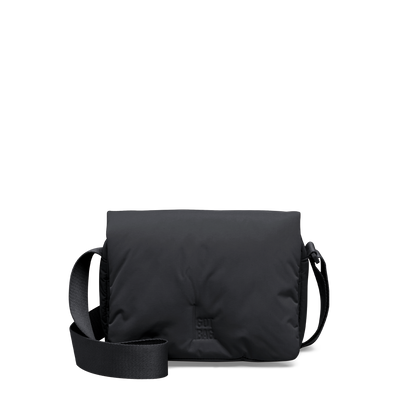 CLOUD CROSSBODY BAG bag in black (Black), studio shot, front view.
