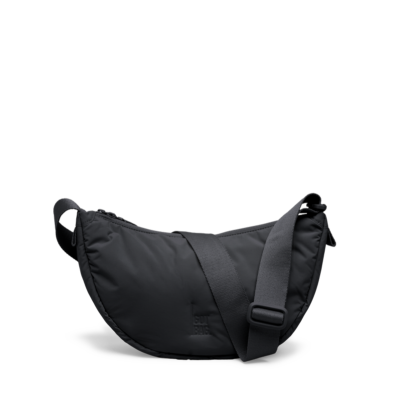 CLOUD MOON BAG bag in black (Black), studio shot, front view.