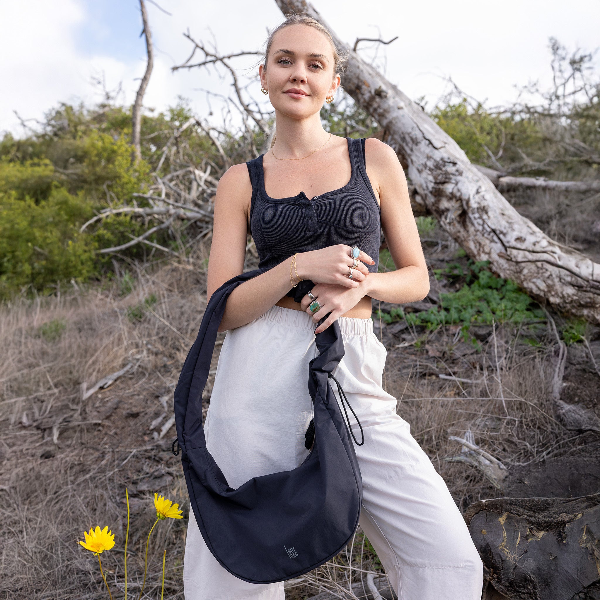MOON BAG RUFFLE
