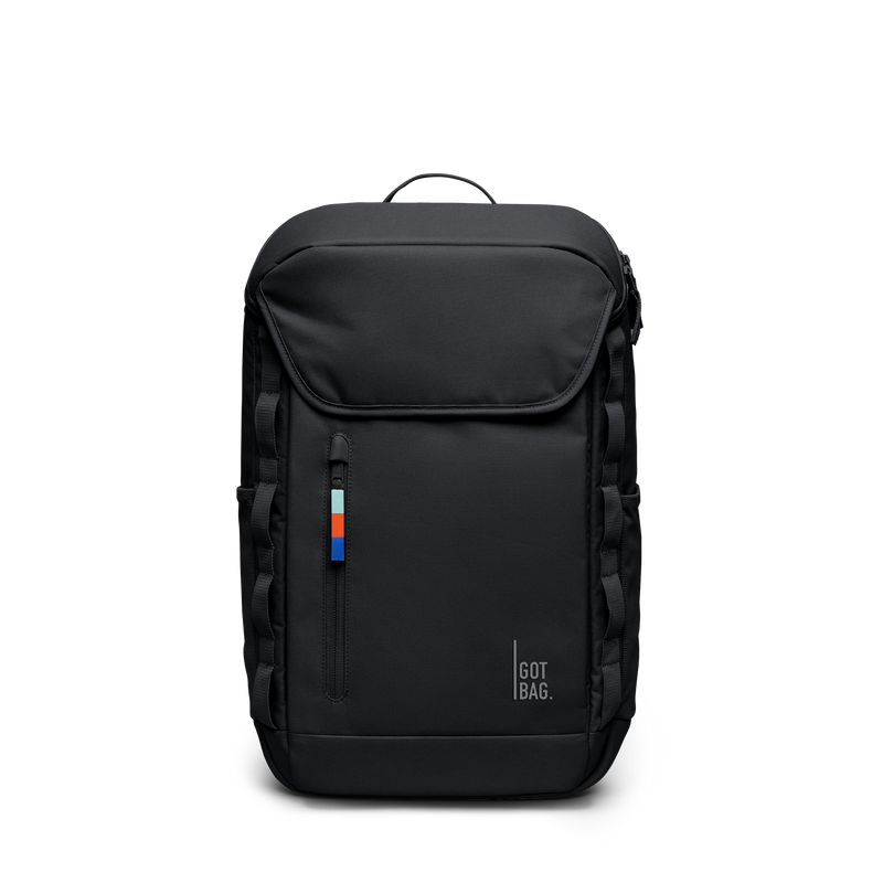 PRO PACK backpack in black (Black), front view.