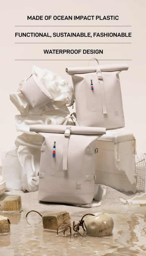 GOT BAG - World's first backpack made of recycled ocean plastic