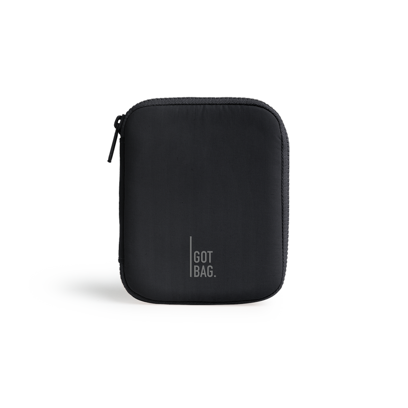 WALLET accessories in black (Black), studio shot, front view.