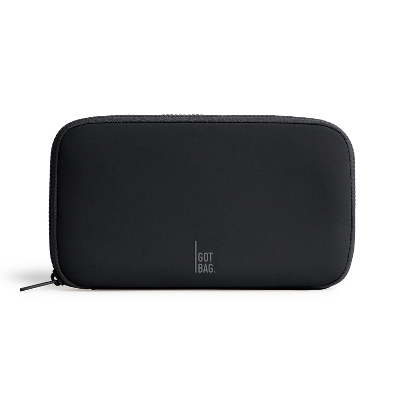 WALLET accessories in black (Black), studio shot, front view.