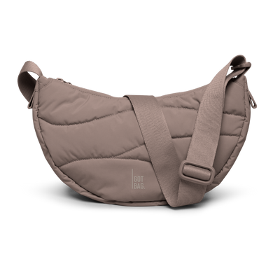 WAVY PUFFER MOON BAG SMALL