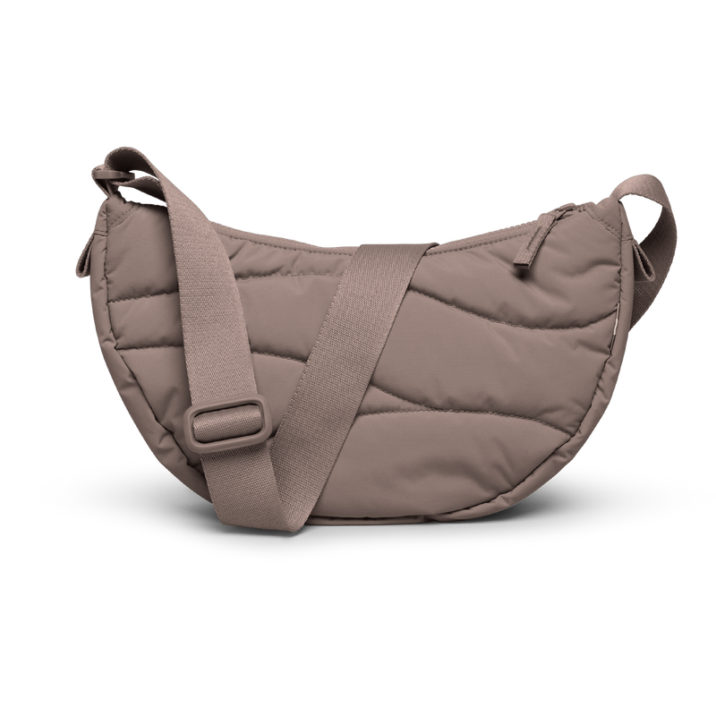 WAVY PUFFER MOON BAG SMALL